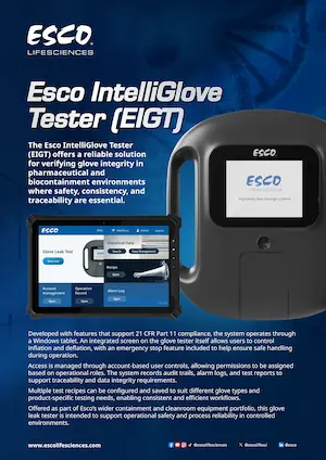 Esco IntelliGlove Tester (EIGT)